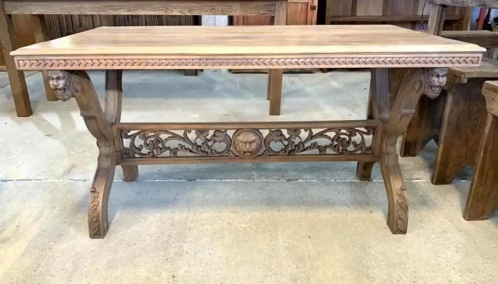 Mesa De Sala Tallada Veneciana 125 X X 2 - 06-12-2020