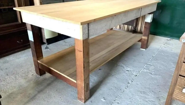 Mesa De Trabajo En Pino Brasil 2m X 10 3 - 06-12-2020