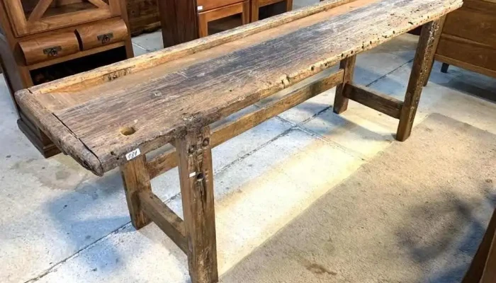 Mesa De Trabajo  En Pinotea  2,25 X  0,53 X 0,80 Alto
