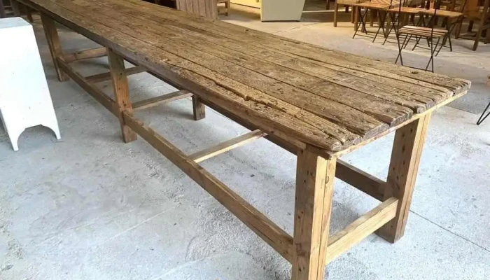 Mesa De Trabajo En Pinotea De 6 Patas C 2 - 06-12-2020