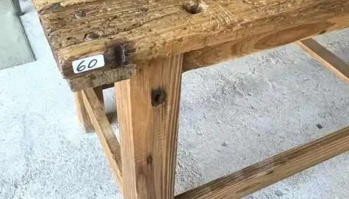Mesa De Trabajo En Pinotea De 6 Patas C 4 - 06-12-2020