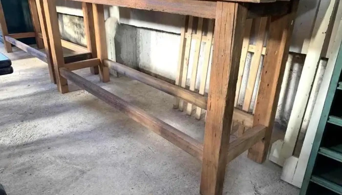 Mesa De Trabajo Madera Dura 225 X 063 3 - 06-12-2020