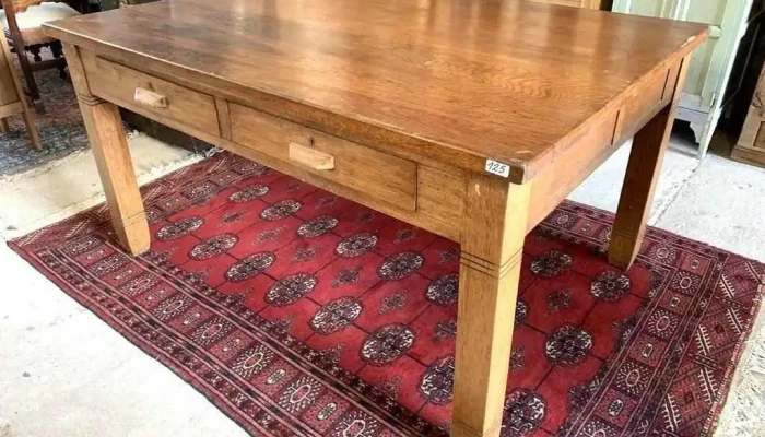 Mesa Ecritorio En Roble  2 Cajones 1,50 X 1,10 X 0,79 Alto
