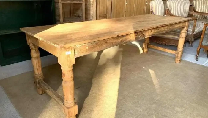 Mesa En Pino Blanco Patas Torneadas 240 2 - 06-12-2020