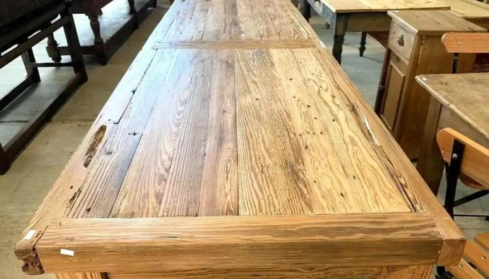 Mesa En Pinotea Con Travesano 230 X077 3 - 06-12-2020