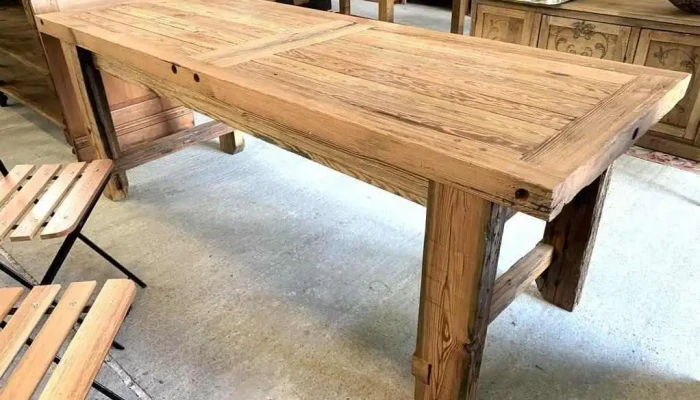 Mesa En Pinotea Maciza 220 X 080 X 08 4 - 06-12-2020
