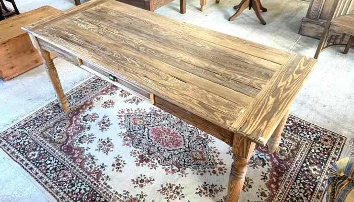 Mesa En Pinotea Patas Torneadas Doble Fr 4 - 06-12-2020
