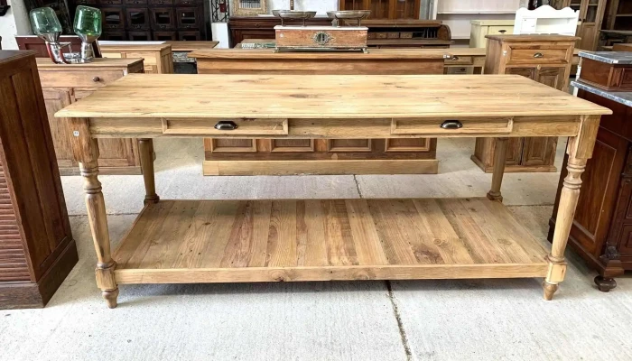 Mesa Isla 2 Cajones 2,27 X 0,90 X 0,97 Alto