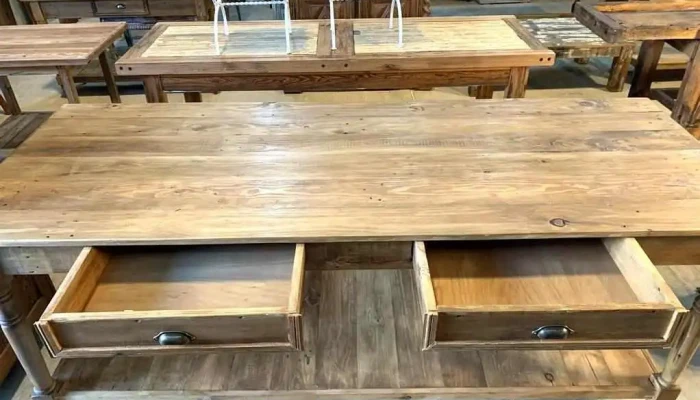 Mesa Isla En Pino 230 X 087 X 090 Alt 4 - 06-12-2020