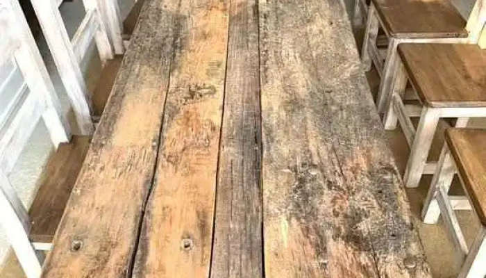 Mesa Patas De Hierro Tapa De Pinotea 31 4 - 06-12-2020