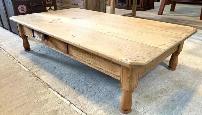 Mesa Ratona 1 Cajon Patas Torneadas 1,42 X 0,82 X 0,35 Alto