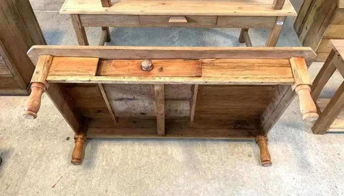 Mesa Ratona 1 Cajon Patas Torneadas 142 4 - 06-12-2020