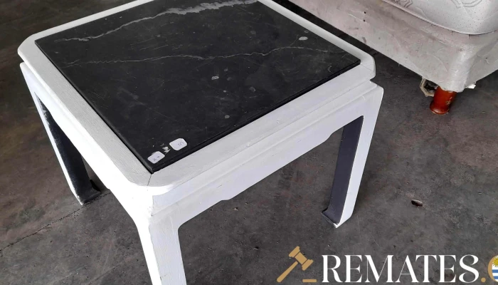 Mesa Ratona Ardeco Patas Blancas Tapa De 2 - 17-06-2021