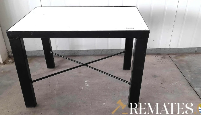 Mesa Ratona Base De Hierro Tapa De Mader 3 - 17-06-2021