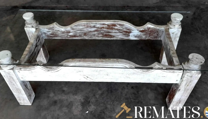 Mesa Ratona Base De Madera Y Tapa De Cri 1 - 17-06-2021