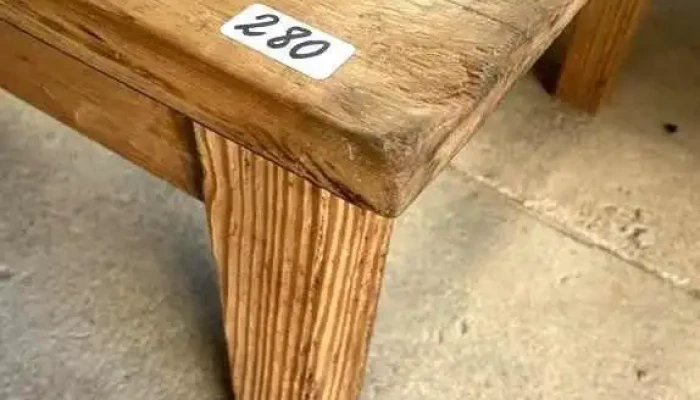 Mesa Ratona Con Cajon En Pino Blanco Y P 2 - 06-12-2020