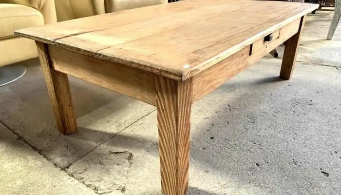 Mesa Ratona Con Cajon En Pino Blanco Y P 3 - 06-12-2020