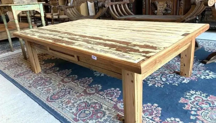 Mesa Ratona Con Cajon En Pinotea 160 X 1 - 06-12-2020