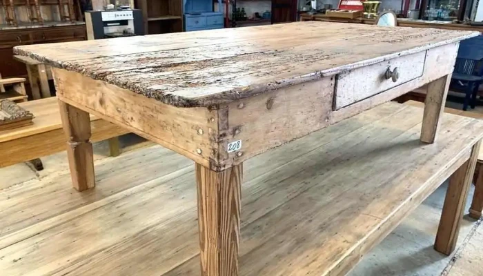 Mesa Ratona Con Cajon En Pinotea 160 X 1 - 06-12-2020