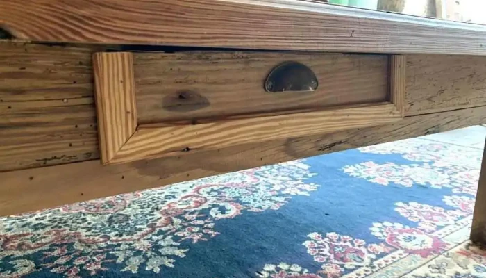 Mesa Ratona Con Cajon En Pinotea 160 X 4 - 06-12-2020