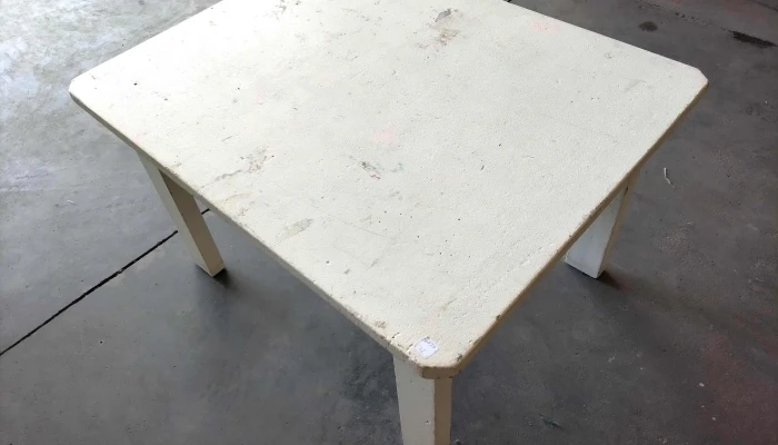 Mesa Ratona De Madera Pintada De Blanco -  3 - 17-06-2021