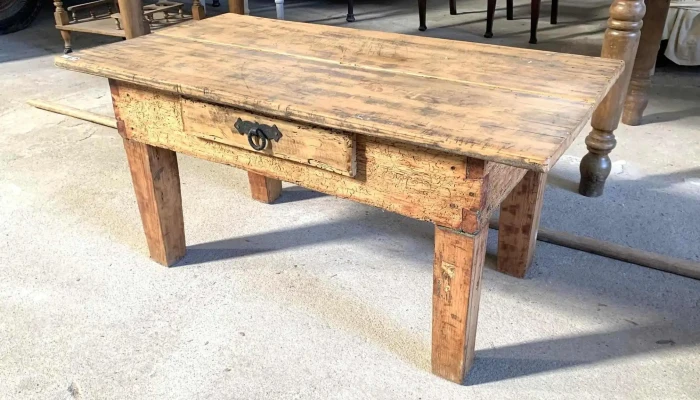 Mesa Ratona En Pino Blanco 1 Cajon 105 3 - 06-12-2020