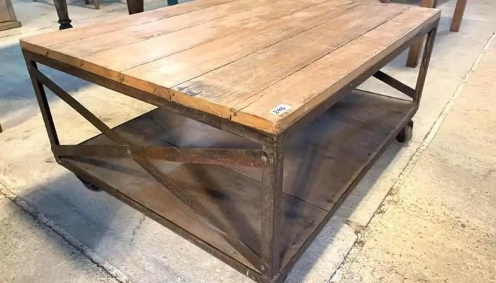 Mesa Ratona Hierro Y Madera Con Ruedas 0 1 - 06-12-2020