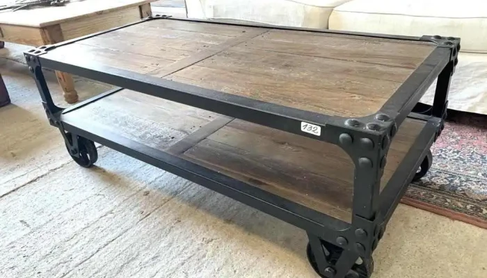 Mesa Ratona Madera E Hierro C Ruedas 1 1 - 06-12-2020