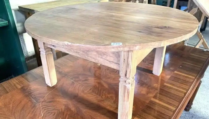 Mesa Ratona Tapa Circular 0,98 Diam 0,47 Alto