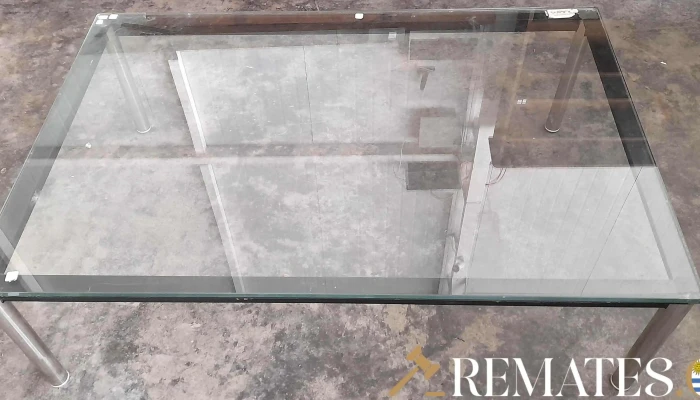 Mesa Ratona Tapa De Cristal Y Base De Hi 2 - 17-06-2021