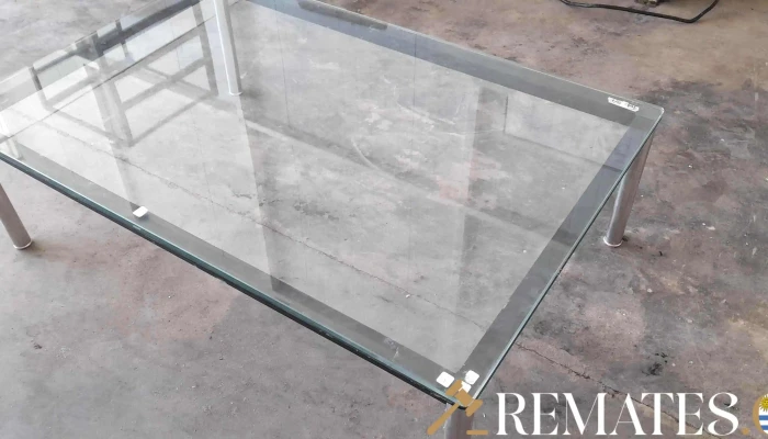 Mesa Ratona Tapa De Cristal Y Base De Hi 3 - 17-06-2021