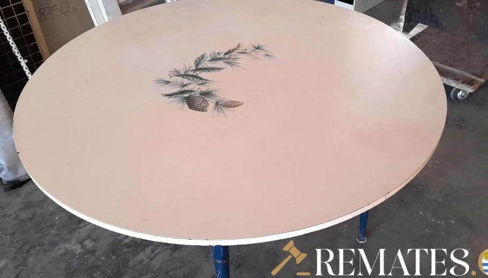 Mesa Tapa Circular En Madera Base De Hie 1 - 17-06-2021