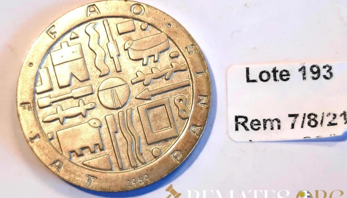 Moneda de plata de la Fao