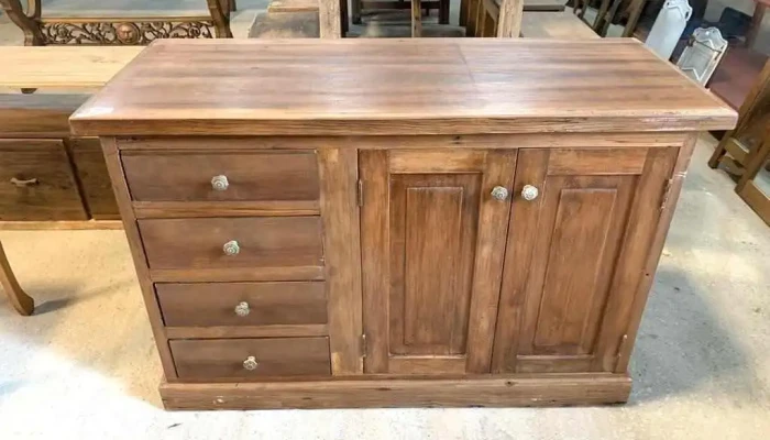 Mueble Bajo 4 Caj 2 Puertas 1,15 X 0,48 X 0,75 Alto