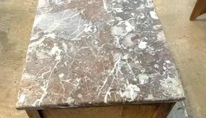 Mueble Bajo En Roble Tapa De Marmol 2 P 3 - 06-12-2020