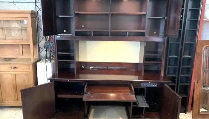 Mueble Biblioteca Escritorio C Luz Y Co 3 - 06-12-2020