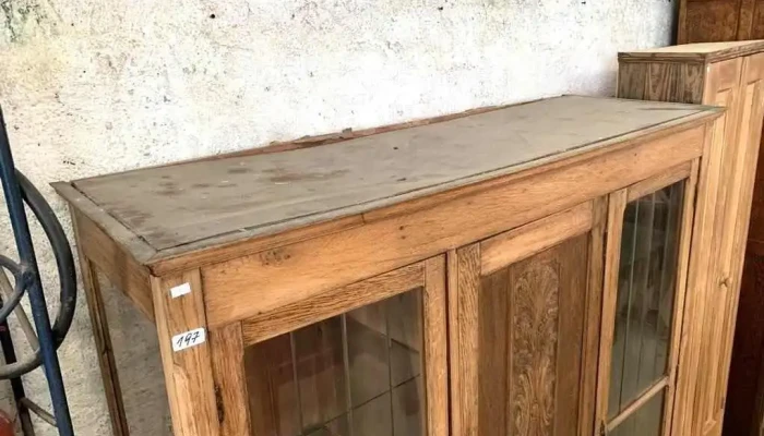 Mueble Cristalero En Roble 3 Puertas 2 C 3 - 06-12-2020