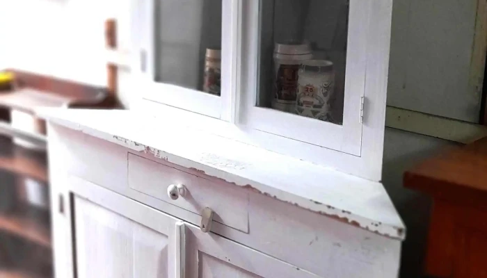 Mueble Esquinero En Pino Pintado Blanco -  1 - 17-06-2021