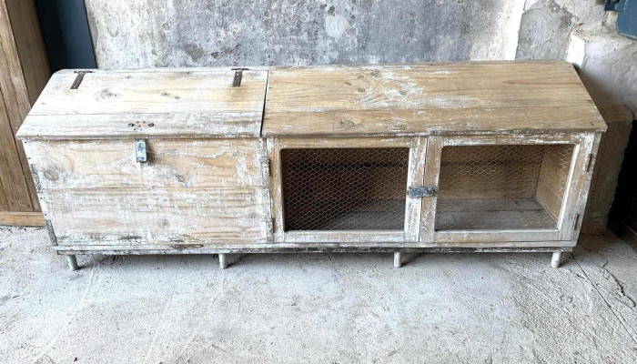 Mueble Harinero C/ Alacena Con Tejido 2,42 X 0,48 X 0,88
