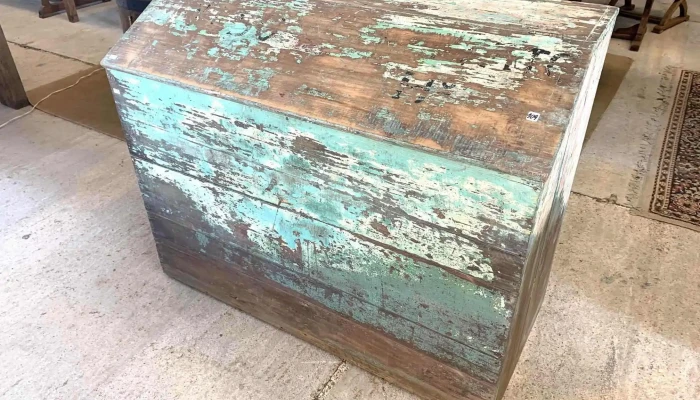 Mueble Harinero En Pino Blanco 1,10 X 0,50 X 0,90 Alto