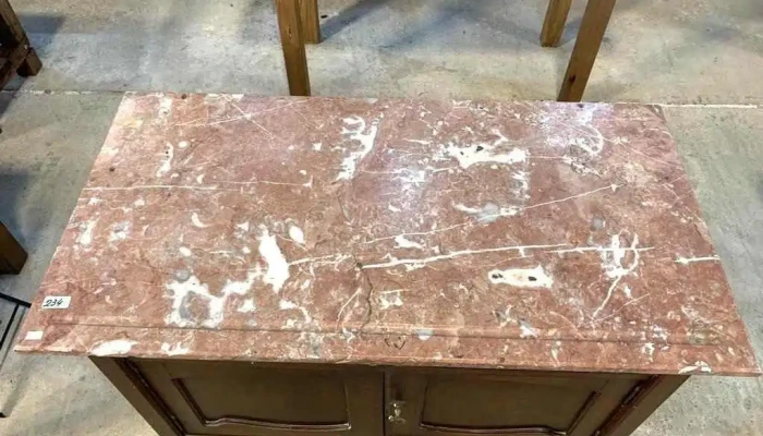 Mueble Lavatorio En Roble Con Marmol 10 4 - 06-12-2020