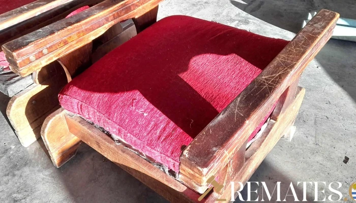 Par De Bases De Sillones De Madera -  3 - 17-06-2021