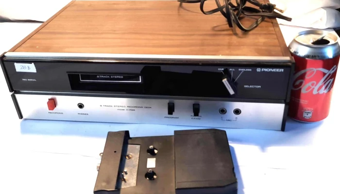 Pasa cassette Pioneer 110 V sin probar (para Cassettes Magazine)