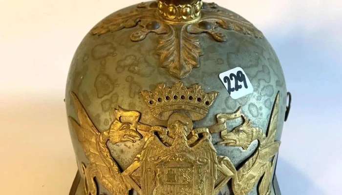 Pickelhaube Casco Prusiano Con Escudo Es 2 - 06-12-2020