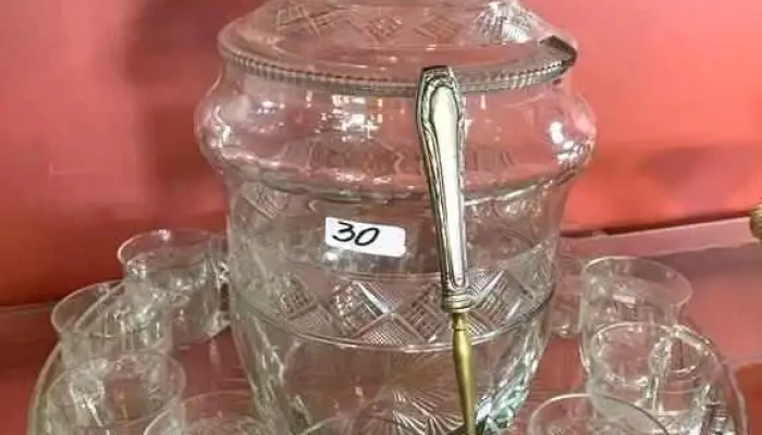 Ponchera De Cristal C 12 Tazas Bandeja 1 - 06-12-2020