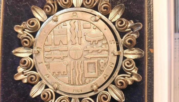 Prendedor Moneda De La Fao 1969 39 Gr Pl 2 - 05-06-2021