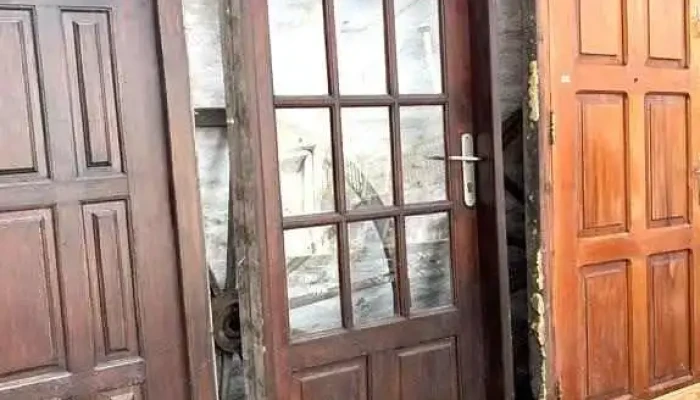 Puerta Interior Vidriada C/ Llaves 0,86 X 2,10