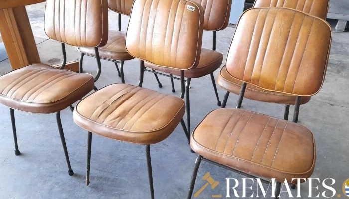 R 6 Sillas En Hierro Con Asiento Y Respa 2 - 17-06-2021