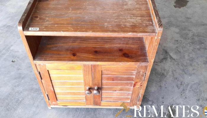 Rack De Tv Marron En Madera -  1 - 17-06-2021