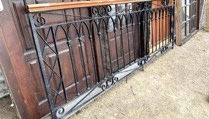 Reja Balconera En Hierro Forjado 2,68 X 0,96